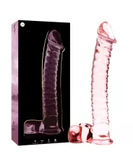 NEBULA SERIES BY IBIZA - MODÈLE 23 GODE EN VERRE BOROSILICATE ROSE 21.5 CM -O- 4 CM