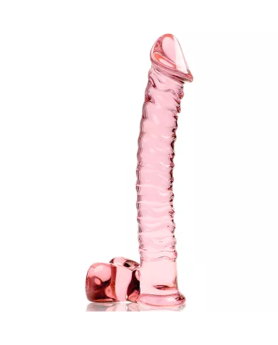 NEBULA SERIES BY IBIZA - MODÈLE 23 GODE EN VERRE BOROSILICATE ROSE 21.5 CM -O- 4 CM