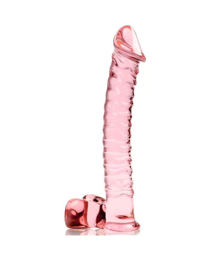NEBULA SERIES BY IBIZA - MODÈLE 23 GODE EN VERRE BOROSILICATE ROSE 21.5 CM -O- 4 CM
