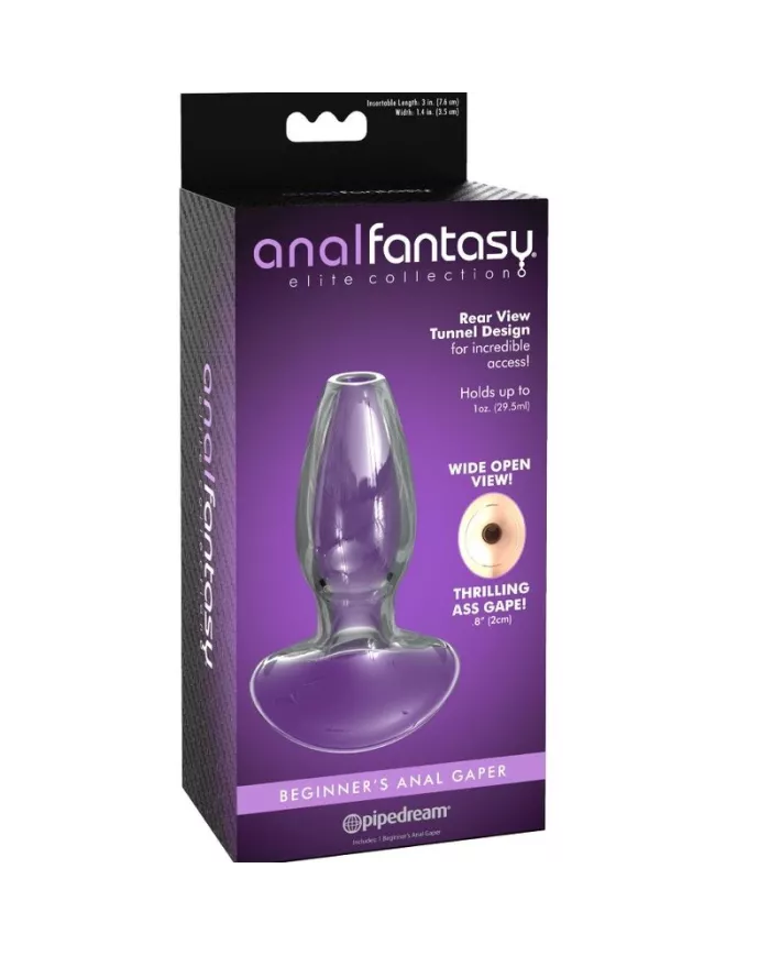 ANAL FANTASY ELITE COLLECTION - DILATATEUR ANAL GAPER POUR DÉBUTANTS CRISTAL TAILLE S ANAL FANTASY ELITE COLLECTION - DILATATEUR ANAL GAPER POUR DÉBUTANTS CRISTAL TAILLE S