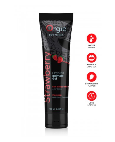 Lubrifiant eau Lube Tube fraise 100ml