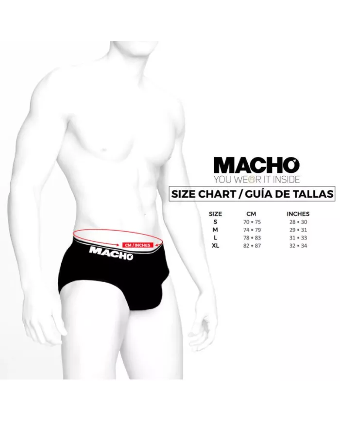 MACHO - MX24AN SLIP JAUNE XL MACHO - MX24AN SLIP JAUNE XL