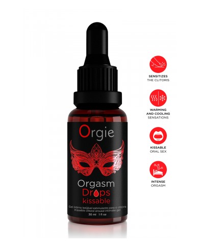 Gel d'excitation du Clitoris Orgasm Drops Kissable