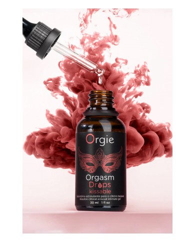 Gel d'excitation du Clitoris Orgasm Drops Kissable