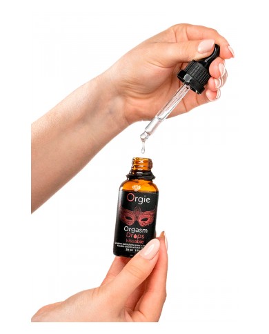 Gel d'excitation du Clitoris Orgasm Drops Kissable