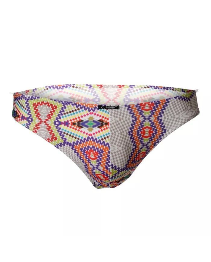 CUT4MEN - SLIP TAILLE BASSE AZTEC M CUT4MEN - SLIP TAILLE BASSE AZTEC M