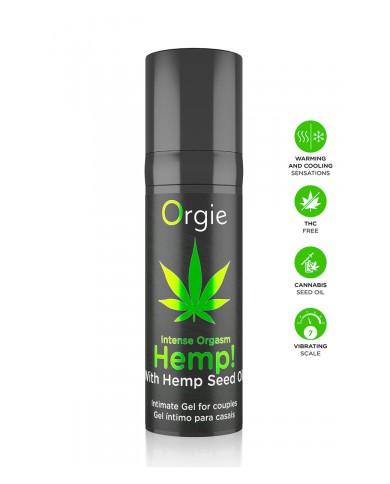 Gel intime d'excitation Hemp Intense Orgasm 15ml