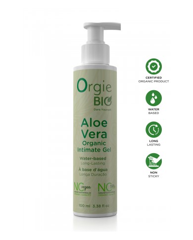 Gel Intime Bio à Base d'Eau à l'Aloe Vera