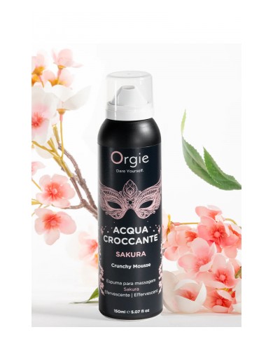 Mousse de massage effervescente Sakura 150ml