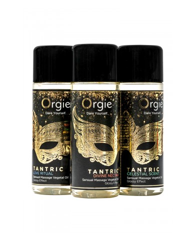 Coffret 3 huiles de massage Sensuel Tantric Collection