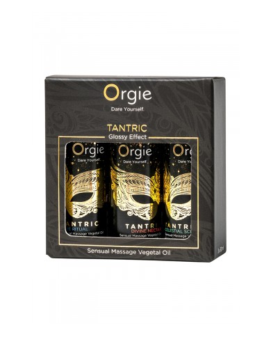 Coffret 3 huiles de massage Sensuel Tantric Collection