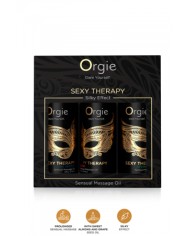 Coffret 3 huiles de massage sensuel Sexy Therapy Collection