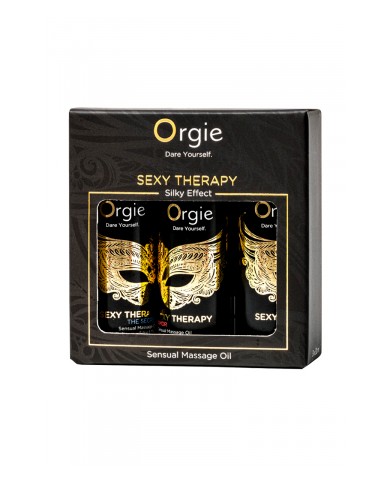 Coffret 3 huiles de massage sensuel Sexy Therapy Collection