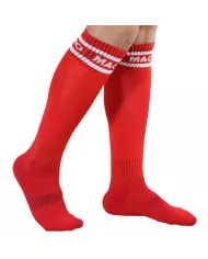 MACHO - CHAUSSETTES LONGUES TAILLE UNIQUE ROUGE MACHO - CHAUSSETTES LONGUES TAILLE UNIQUE ROUGE