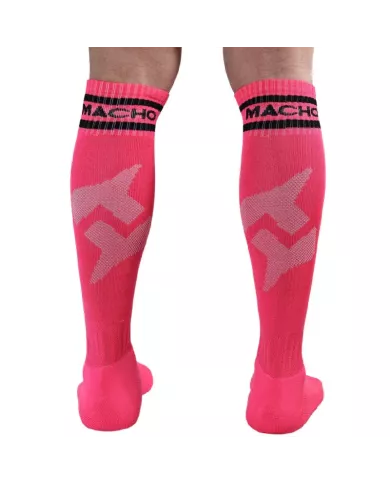 MACHO - CHAUSSETTES LONGUES TAILLE UNIQUE ROSE MACHO - CHAUSSETTES LONGUES TAILLE UNIQUE ROSE