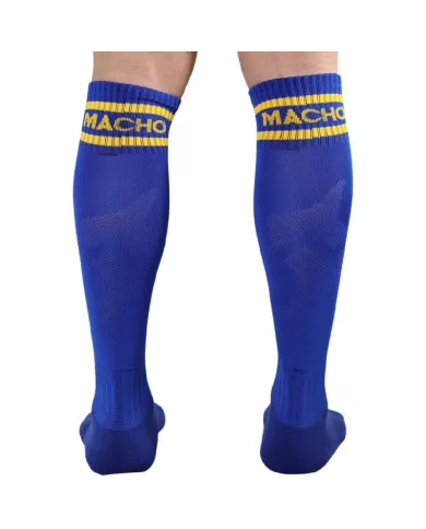 MACHO - CHAUSSETTES LONGUES TAILLE UNIQUE BLEU MACHO - CHAUSSETTES LONGUES TAILLE UNIQUE BLEU