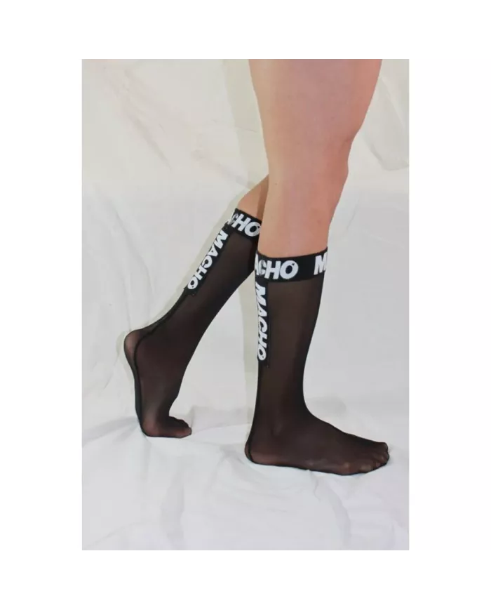 MACHO - CHAUSSETTES FINES TAILLE UNIQUE NOIRES