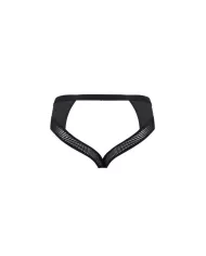 PASSION - 030 SLIP OUVERT TOM NOIR L/XL