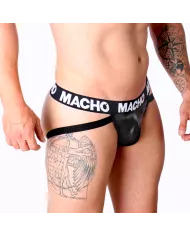 MACHO - MX25NC JOCK CUIR NOIR S MACHO - MX25NC JOCK CUIR NOIR S