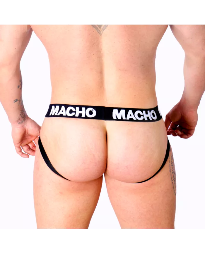 MACHO - MX25NC JOCK CUIR NOIR M MACHO - MX25NC JOCK CUIR NOIR M