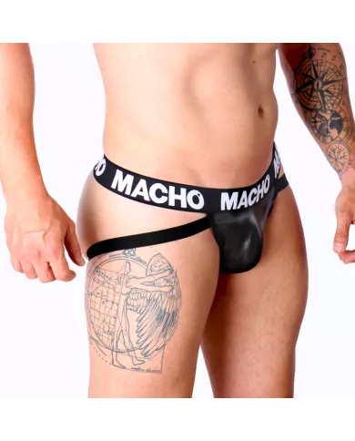 MACHO - MX25NC JOCK CUIR NOIR L