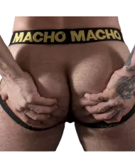 MACHO - MX25AC JOCK JAUNE CUIR XL MACHO - MX25AC JOCK JAUNE CUIR XL