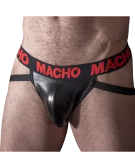 MACHO - MX25RC JOCK CUIR ROUGE M MACHO - MX25RC JOCK CUIR ROUGE M