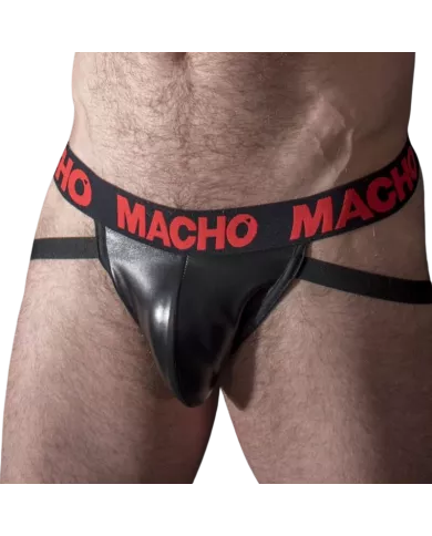MACHO - MX25RC JOCK CUIR ROUGE L