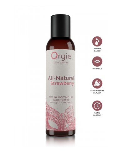 Gel intime naturel All Natural fraise 150ml