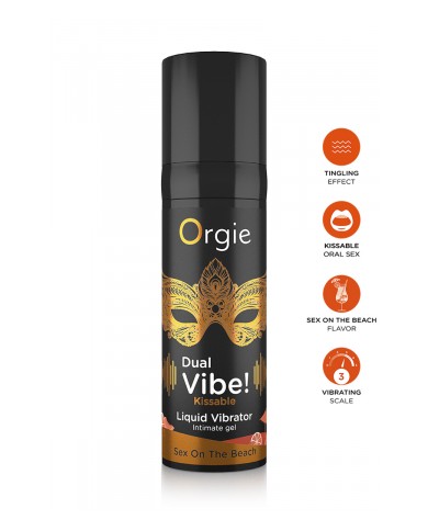 Gel d'excitation Dual Vibe Sex On The Beach Liquid Vibrator