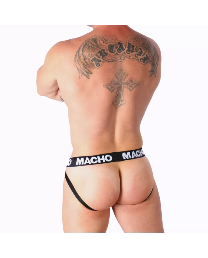 MACHO - MX26X1 JOCK GRID BLANC M