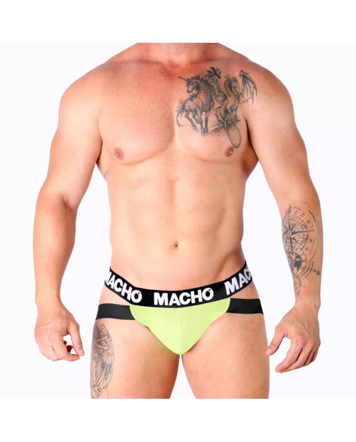 MACHO - MX28FA JOCK JAUNE S MACHO - MX28FA JOCK JAUNE S