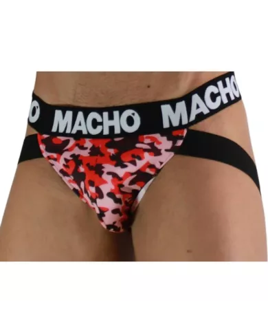 MACHO - MX28MR JOCK MILITAIRE ROUGE XL