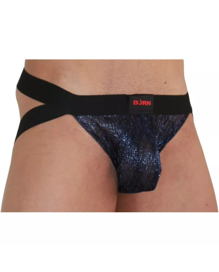 BURN - 006 JOCK BLEU BRILLANT / NOIR M