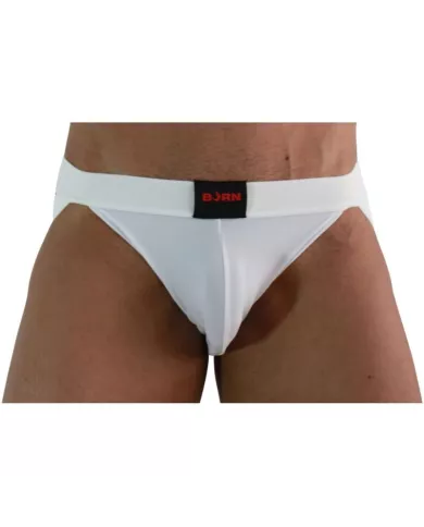 BURN - 007 JOCK LYCRA BLANC XL