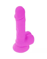 DIVERSIA - DILDO VIBRANT FLEXIBLE VIOLET 20.5 CM -O- 4.2 CM