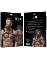 FETISH SUBMISSIVE ATTITUDE - HARNAIS DE POITRINE EN ÉCO-CUIR POUR HOMMES FETISH SUBMISSIVE ATTITUDE - HARNAIS DE POITRINE EN ÉCO-CUIR POUR HOMMES