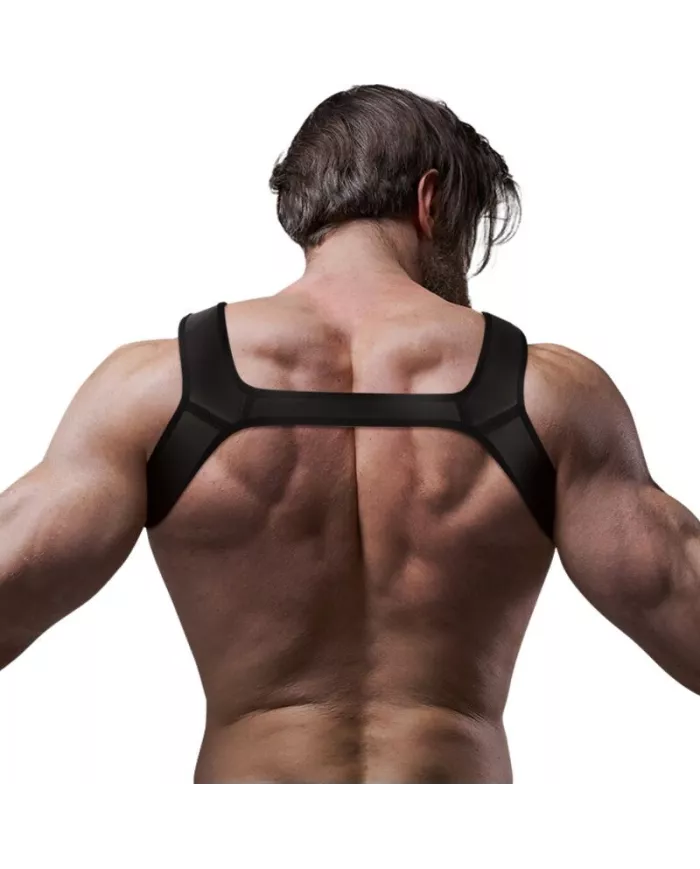 FETISH SUBMISSIVE ATTITUDE - HARNAIS DE POITRINE EN NÉOPRÈNE POUR HOMMES TAILLE M FETISH SUBMISSIVE ATTITUDE - HARNAIS DE POITRINE EN NÉOPRÈNE POUR HOMMES TAILLE M