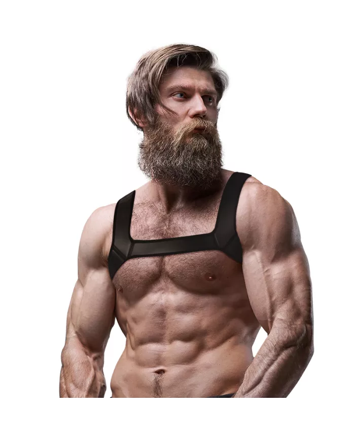 FETISH SUBMISSIVE ATTITUDE - HARNAIS DE POITRINE EN NÉOPRÈNE POUR HOMMES TAILLE M FETISH SUBMISSIVE ATTITUDE - HARNAIS DE POITRINE EN NÉOPRÈNE POUR HOMMES TAILLE M