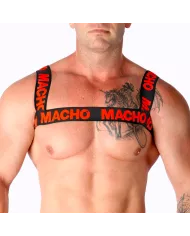 MACHO - HARNAIS DOUBLE ROUGE MACHO - HARNAIS DOUBLE ROUGE