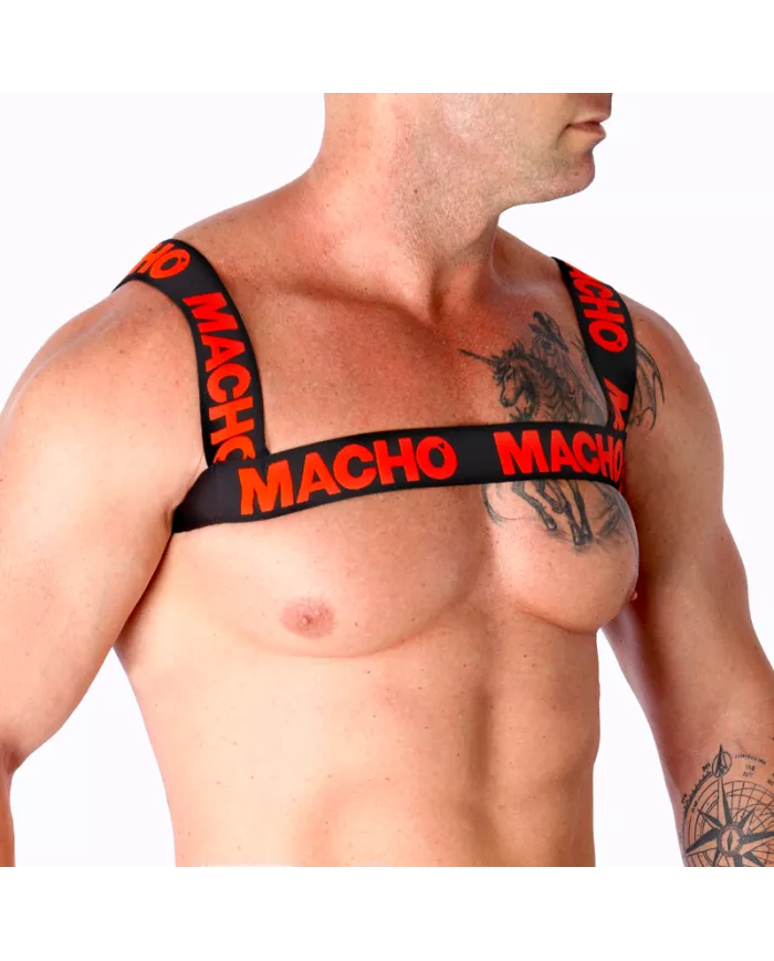 MACHO - HARNAIS DOUBLE ROUGE MACHO - HARNAIS DOUBLE ROUGE