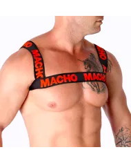 MACHO - HARNAIS DOUBLE ROUGE MACHO - HARNAIS DOUBLE ROUGE