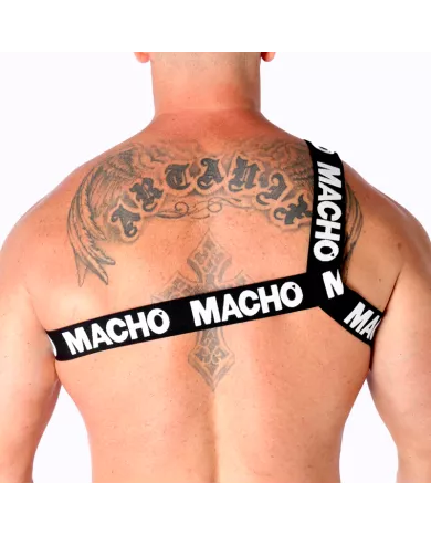 MACHO - HARNAIS ROMAIN BLANC S/M