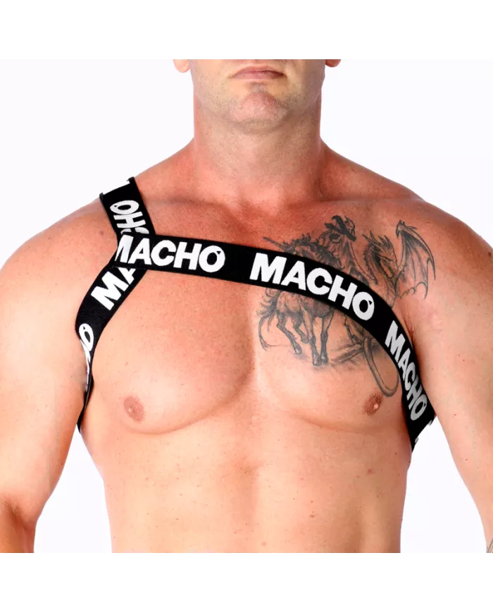 MACHO - HARNAIS ROMAIN BLANC L/XL MACHO - HARNAIS ROMAIN BLANC L/XL