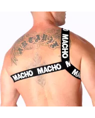 MACHO - HARNAIS ROMAIN BLANC L/XL MACHO - HARNAIS ROMAIN BLANC L/XL