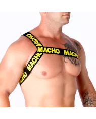 MACHO - HARNAIS ROMAIN JAUNE S/M MACHO - HARNAIS ROMAIN JAUNE S/M
