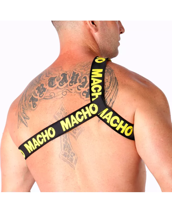 MACHO - HARNAIS ROMAIN JAUNE L/XL MACHO - HARNAIS ROMAIN JAUNE L/XL