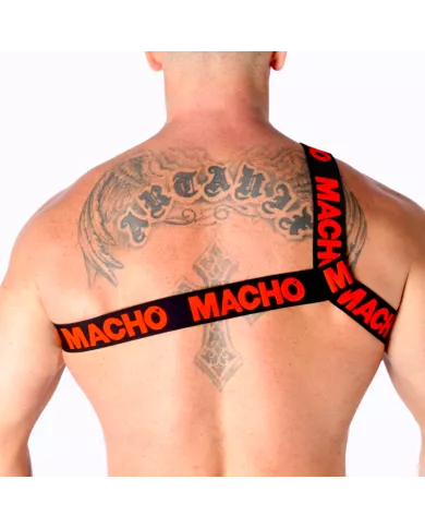 MACHO - HARNAIS ROMAIN ROUGE S/M