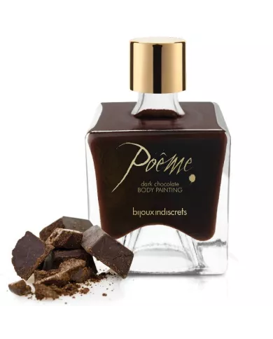 BIJOUX - POEME PEINTURE COMESTIBLE CHOCOLAT NOIR 50 GR