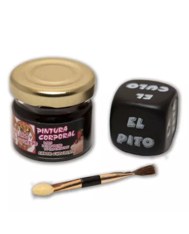 DIABLO PICANTE - PEINTURE AU CHOCOLAT ET MATRICE POUR LE CORPS